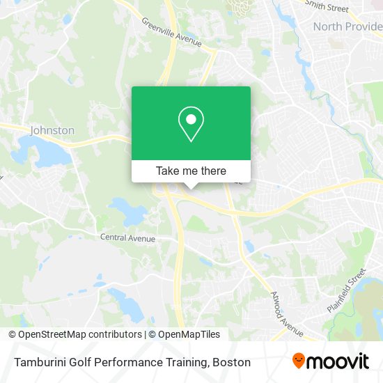 Tamburini Golf Performance Training map