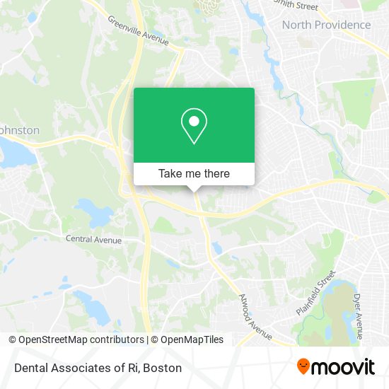 Dental Associates of Ri map