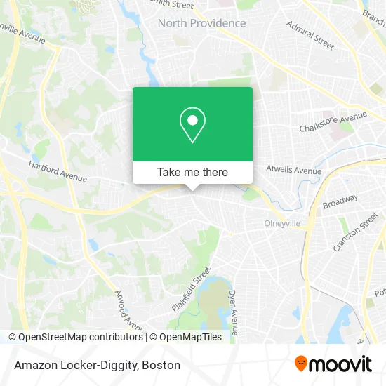 Amazon Locker-Diggity map