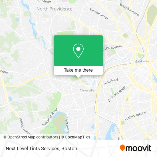 Next Level Tints Services map