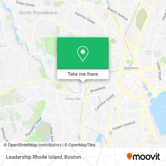 Leadership Rhode Island map