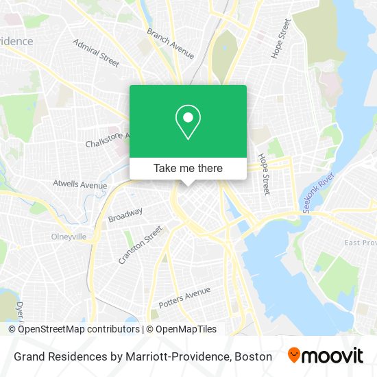 Mapa de Grand Residences by Marriott-Providence