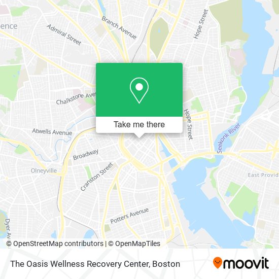 Mapa de The Oasis Wellness Recovery Center
