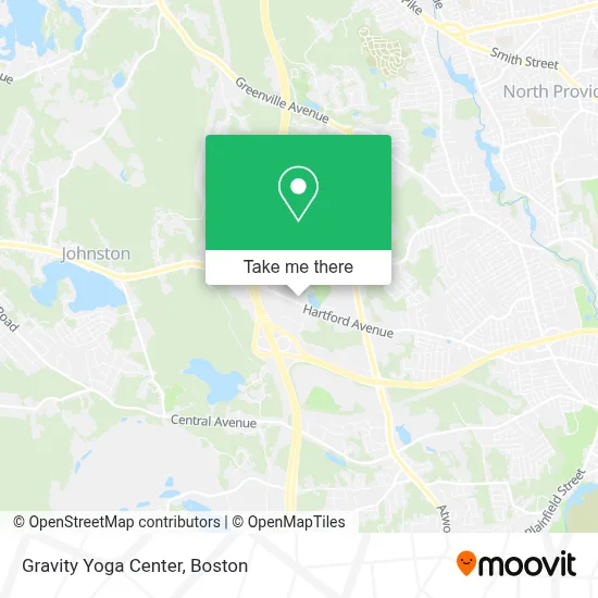 Gravity Yoga Center map