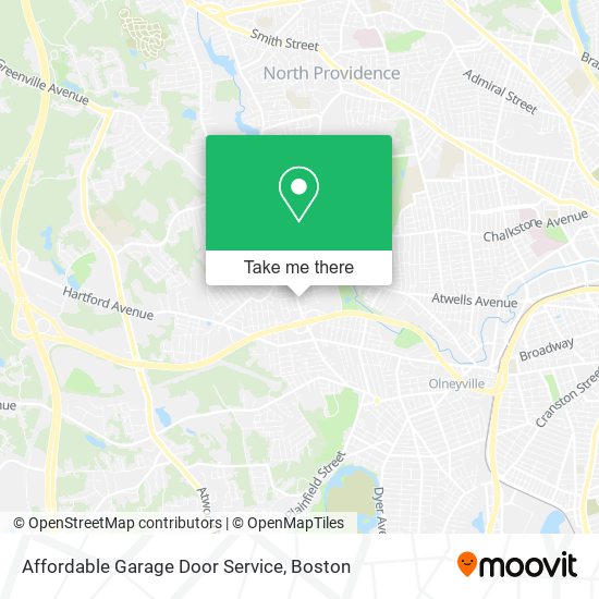Affordable Garage Door Service map