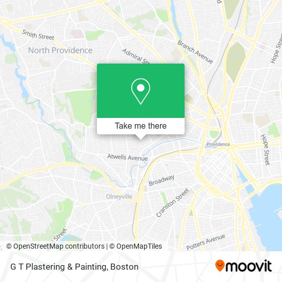 G T Plastering & Painting map