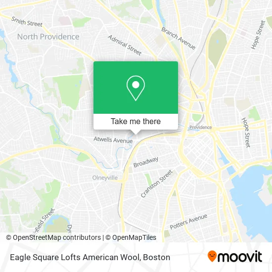 Eagle Square Lofts American Wool map