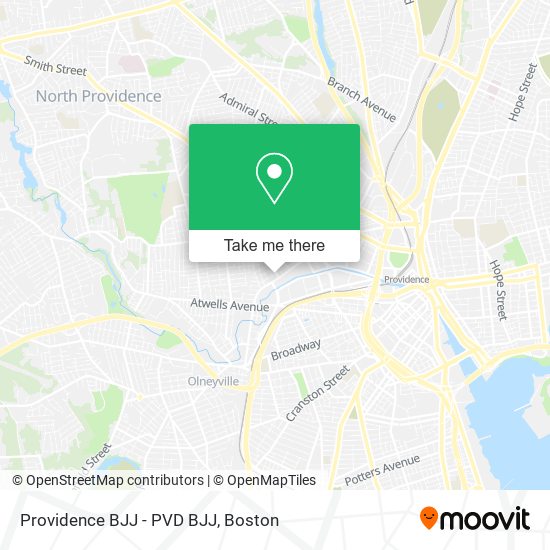 Providence BJJ - PVD BJJ map