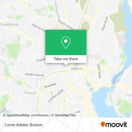 Lorne Adrain map