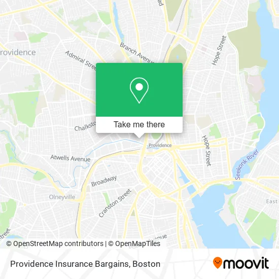 Providence Insurance Bargains map