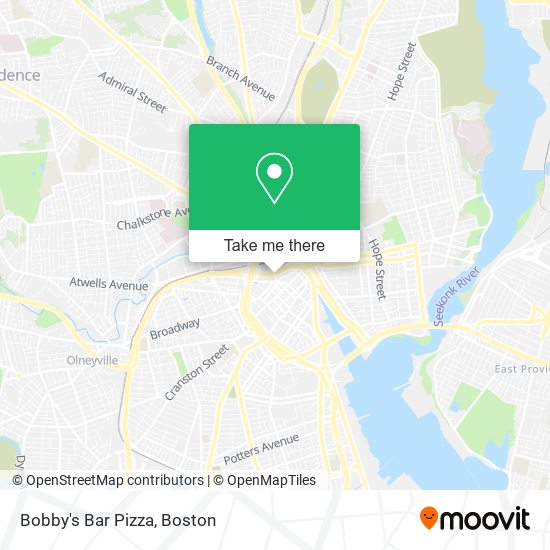 Bobby's Bar Pizza map