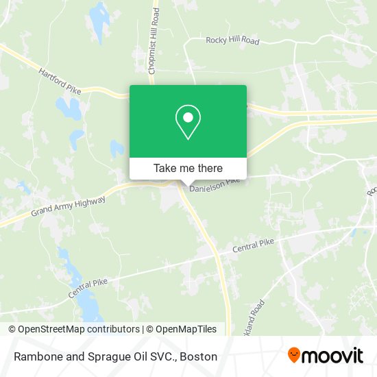 Rambone and Sprague Oil SVC. map