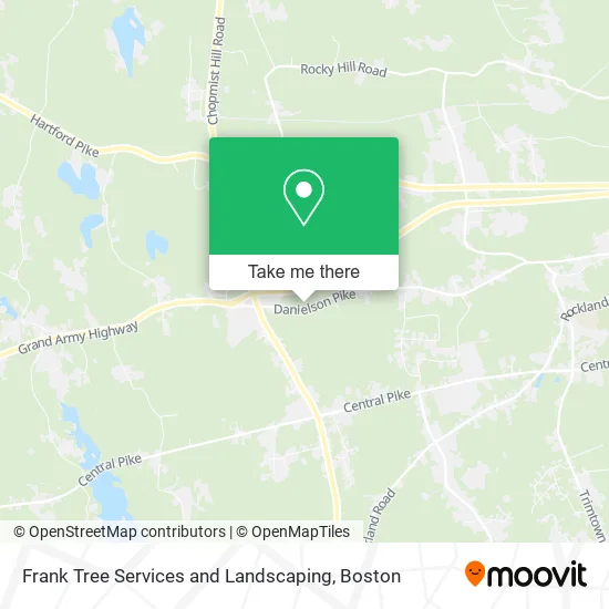 Frank Tree Services and Landscaping map