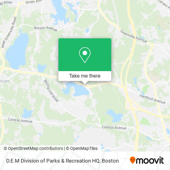 Mapa de D.E.M Division of Parks & Recreation HQ