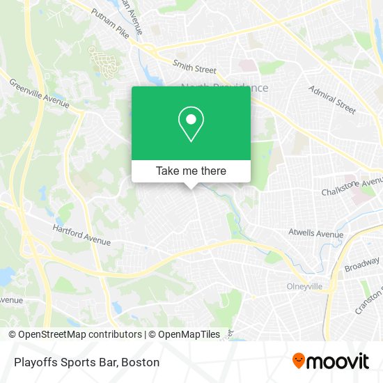 Playoffs Sports Bar map