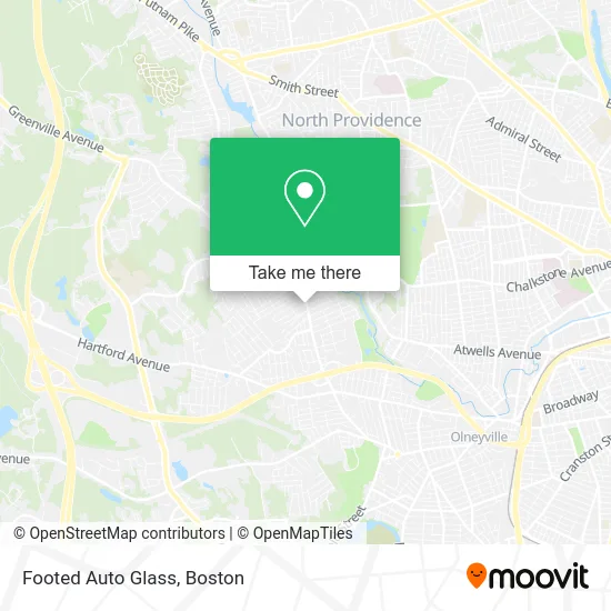 Footed Auto Glass map