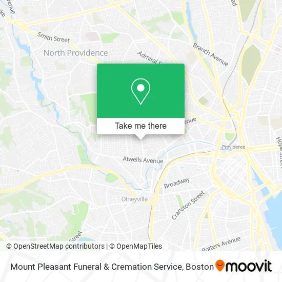 Mount Pleasant Funeral & Cremation Service map