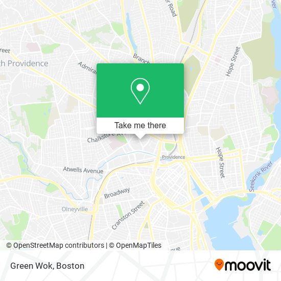 Mapa de Green Wok