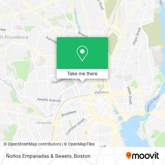 Mapa de Ñoños Empanadas & Sweets