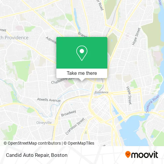 Candid Auto Repair map
