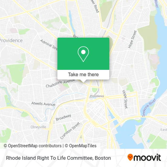 Rhode Island Right To Life Committee map