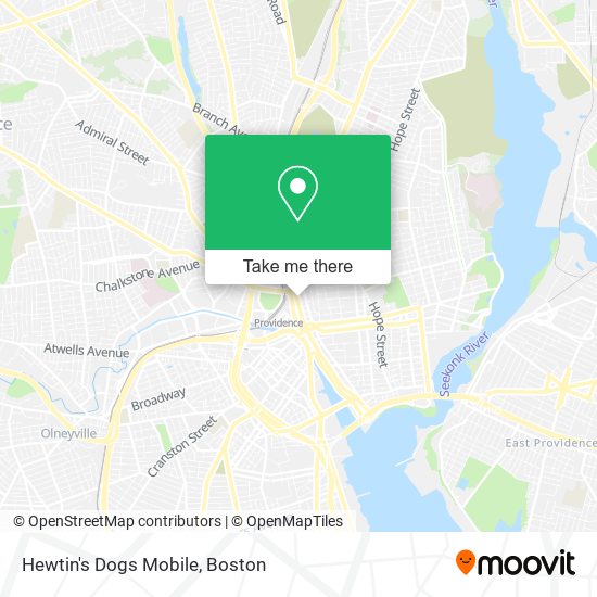 Mapa de Hewtin's Dogs Mobile