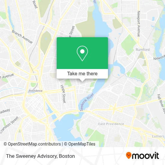 The Sweeney Advisory map