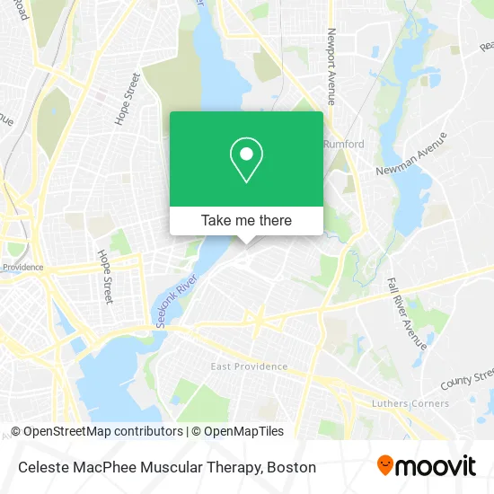 Celeste MacPhee Muscular Therapy map