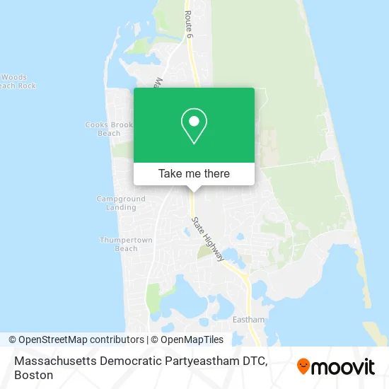 Massachusetts Democratic Partyeastham DTC map