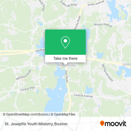 St. Joseph's Youth Ministry map