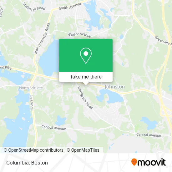 Columbia map