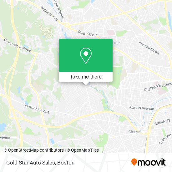 Gold Star Auto Sales map