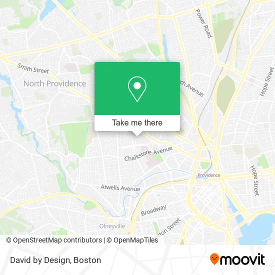 David by Design map