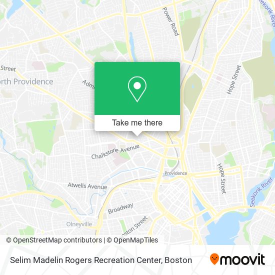 Mapa de Selim Madelin Rogers Recreation Center