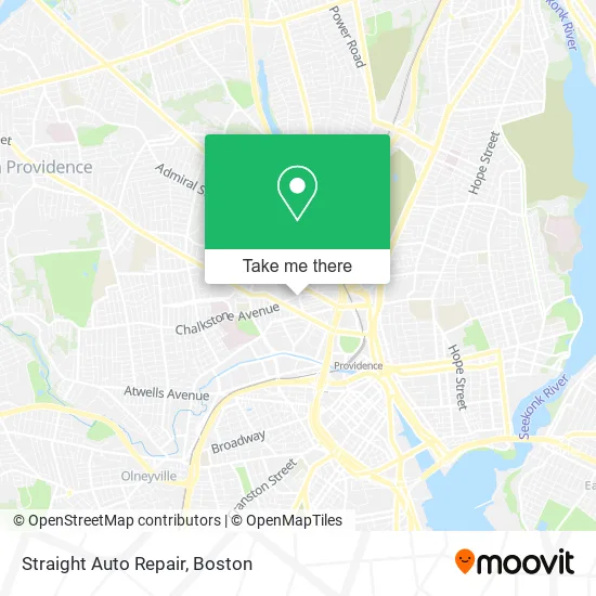 Mapa de Straight Auto Repair