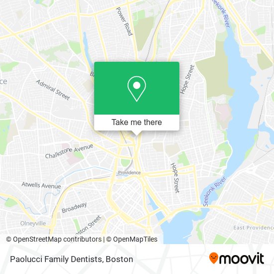 Paolucci Family Dentists map