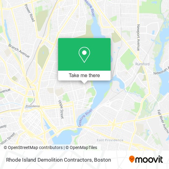 Rhode Island Demolition Contractors map