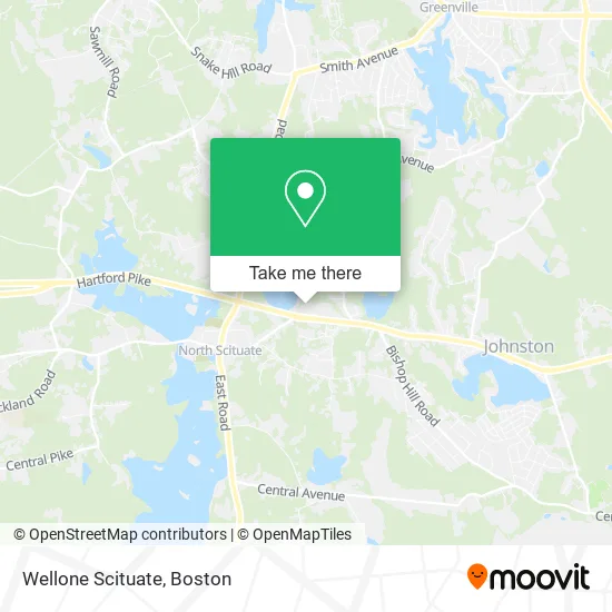 Mapa de Wellone Scituate