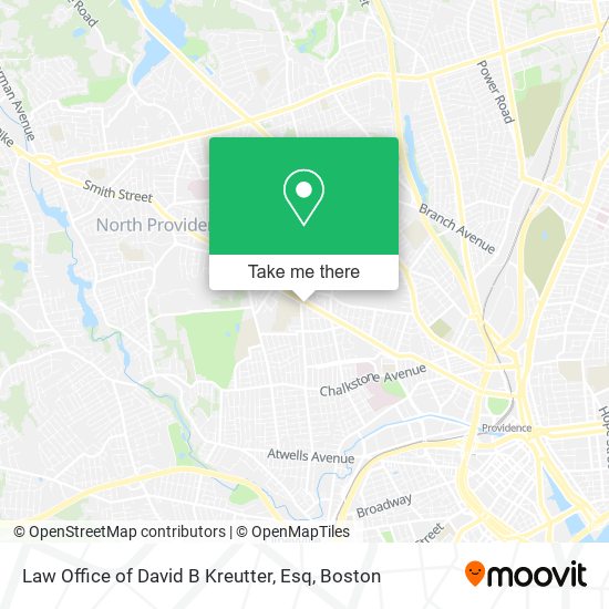 Law Office of David B Kreutter, Esq map