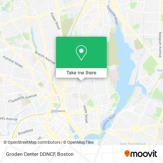 Groden Center DDNCF map
