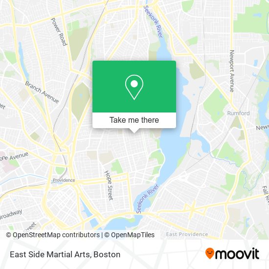 East Side Martial Arts map