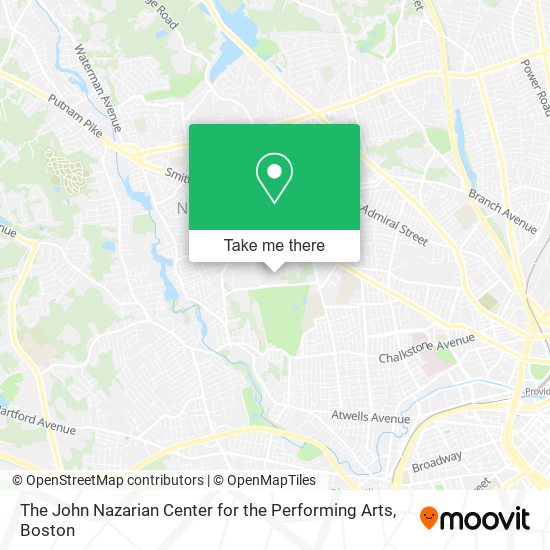 Mapa de The John Nazarian Center for the Performing Arts