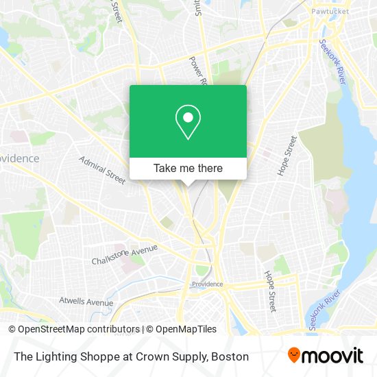 The Lighting Shoppe at Crown Supply map