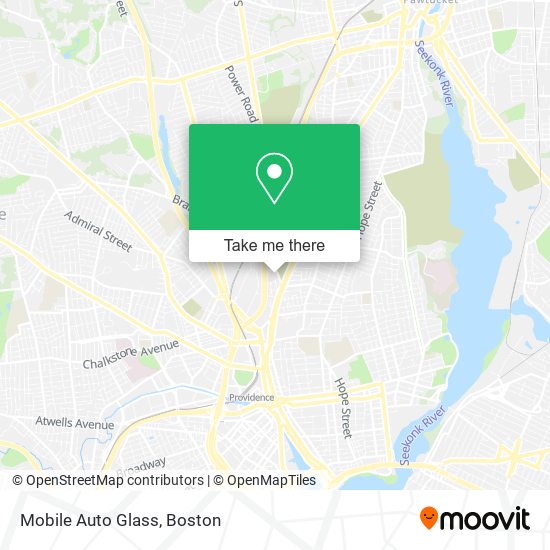 Mapa de Mobile Auto Glass