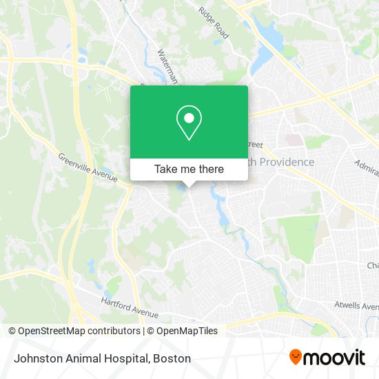 Mapa de Johnston Animal Hospital