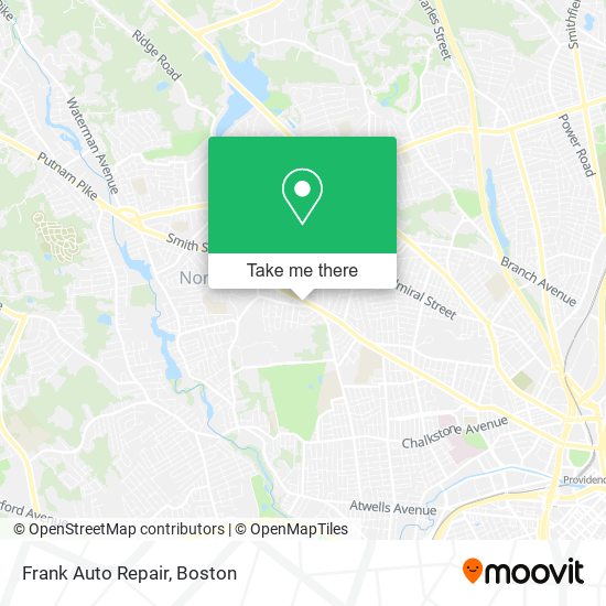 Mapa de Frank Auto Repair