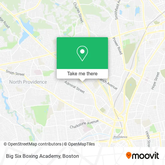 Big Six Boxing Academy map