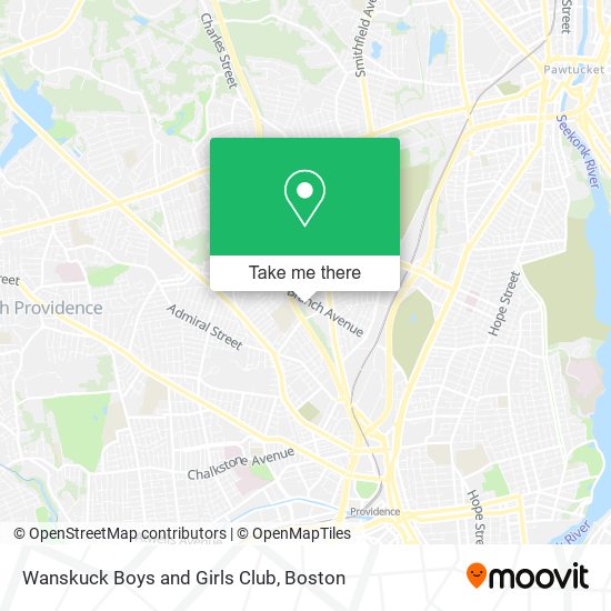 Mapa de Wanskuck Boys and Girls Club