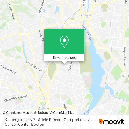 Kolberg Irene NP - Adele R Decof Comprehensive Cancer Center map