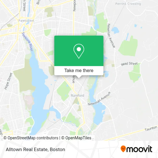 Alltown Real Estate map